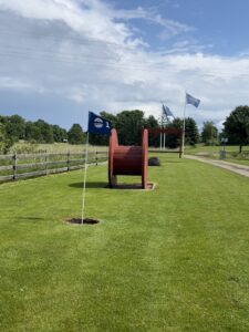 Hul nr. 1 på fodboldgolfbanen